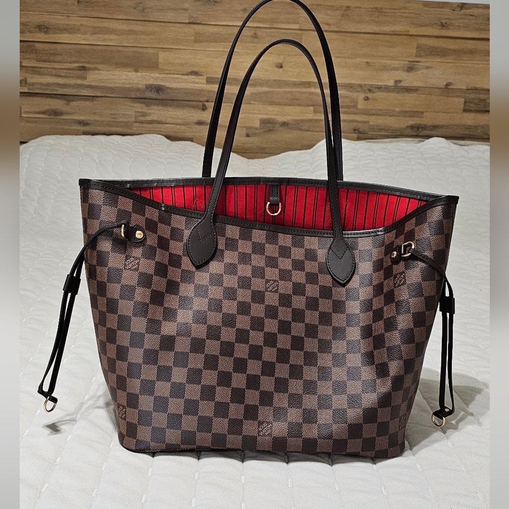 SOLD Louis Vuitton Neverfull MM Damier Ebene